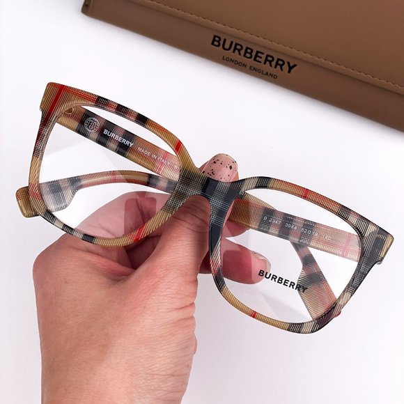 Burberry Accessories - 🔥  Burberry Evelyn BE2347 3944 Eyeglasses Brown Black Square Women